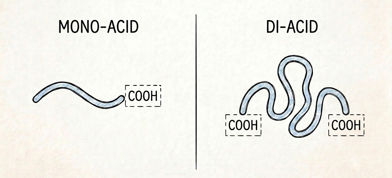 Mono-acid and di-acid